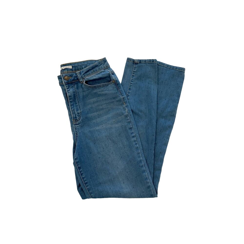 Copper Key Flower Detail Jeans